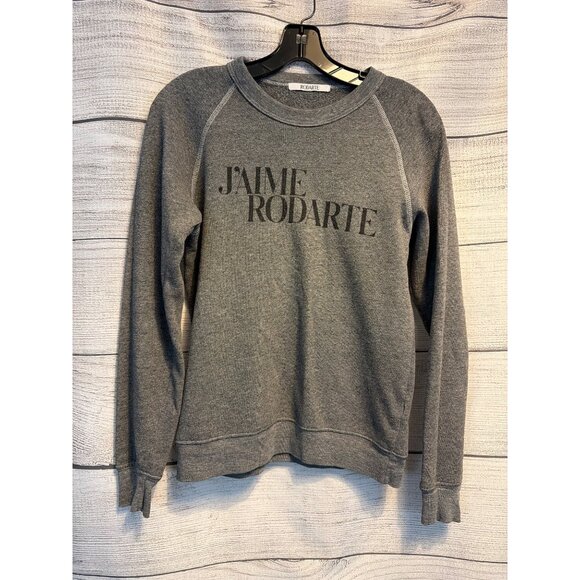 Rodarte J'aime Rodarte Graphic Sweatshirt Size S - Picture 1 of 4